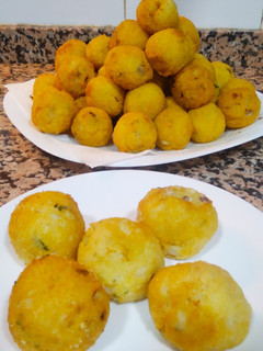 Una foto de Albóndigas de bacalao