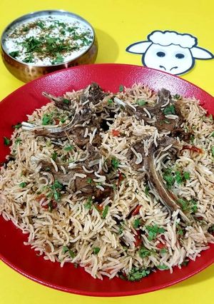 A picture of Mutton pulao.