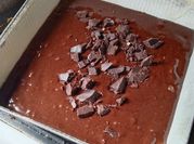 Una foto de brownie de chocolate
