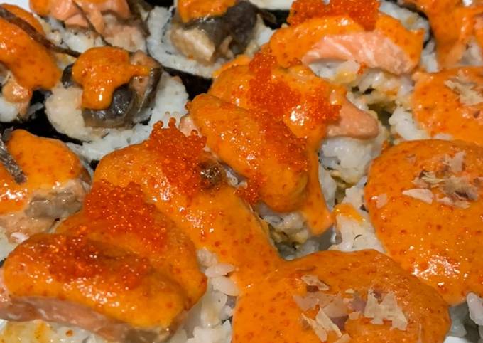 Resep Salmon Mentai Roll Oleh Syadza Syadziyyah Cookpad