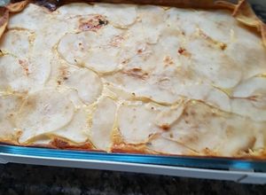Una foto de Tarta Clementina (agridulce con peras)