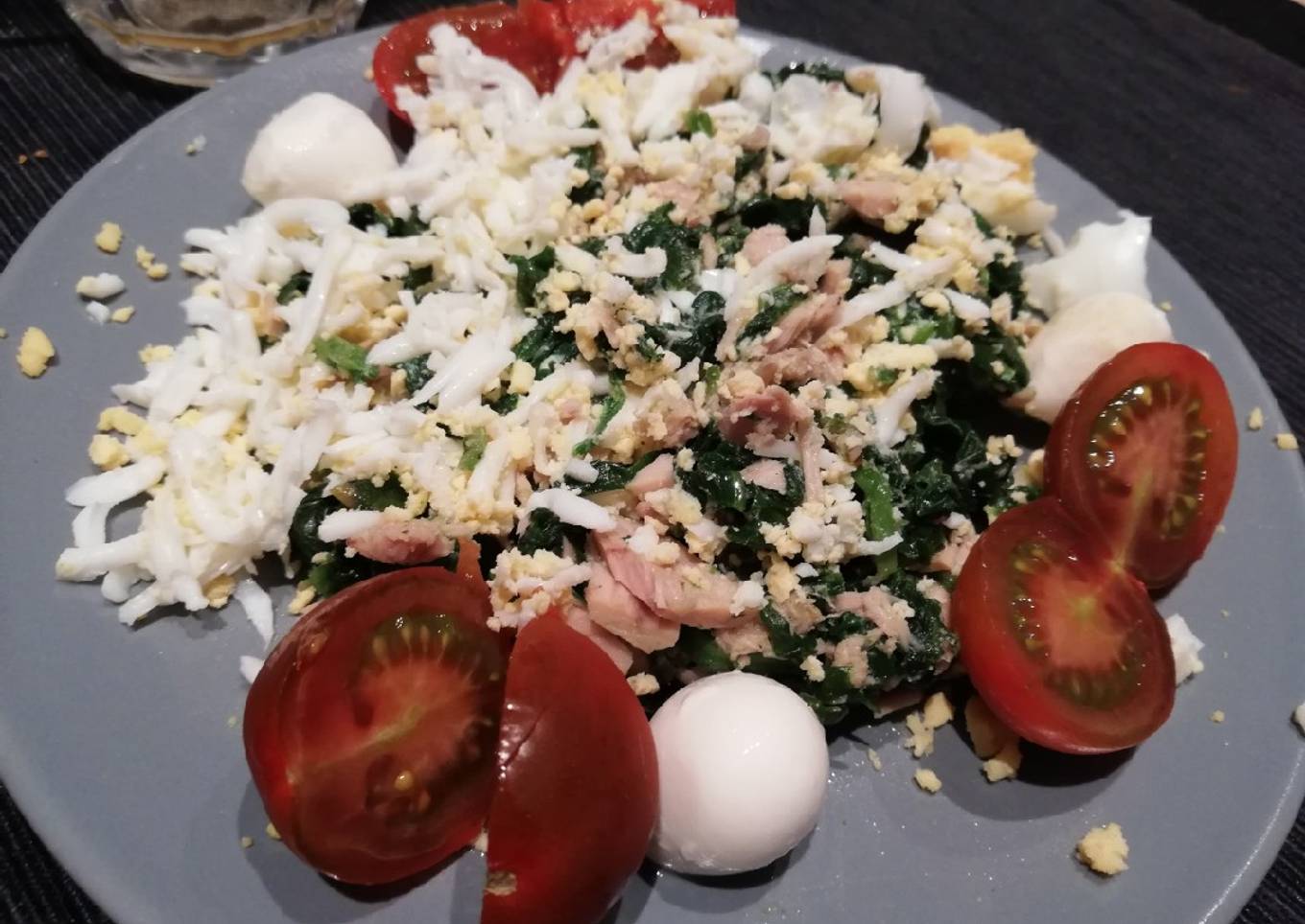 Ensalada de espinacas