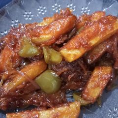 A picture of Honey Chilli Potato.