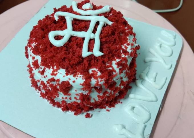 Recipe of Homemade Eggless Red velvet cheesecake