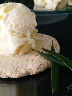 Una foto de Helado de aceite de oliva virgen extra