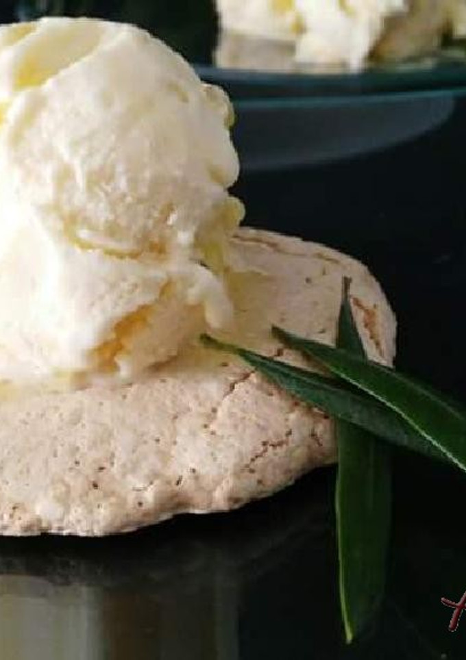Una foto de Helado de aceite de oliva virgen extra