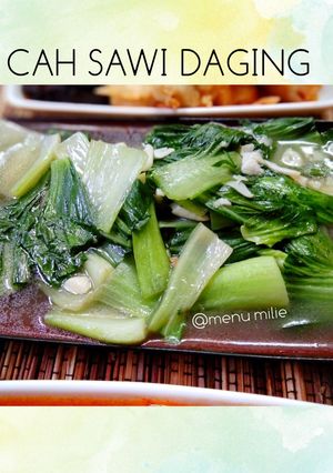 Foto resep Cah sawi daging