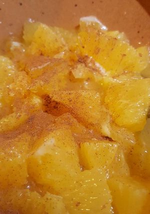 Une photo de Salade d'oranges à la cannelle