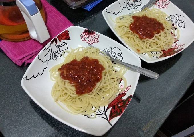 Ternyata begini loh! Bagaimana cara buat Spagheti dg saus bolognese dijamin gurih