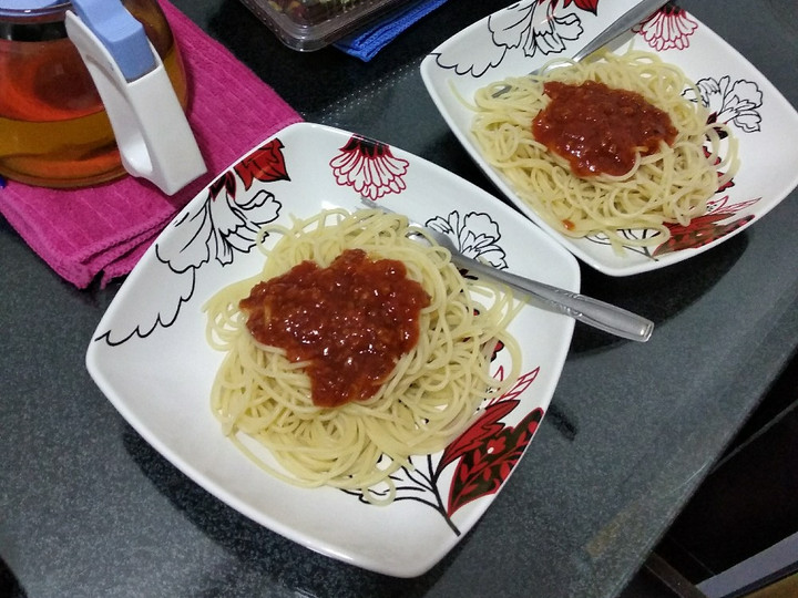 Ternyata begini loh! Bagaimana cara buat Spagheti dg saus bolognese dijamin gurih