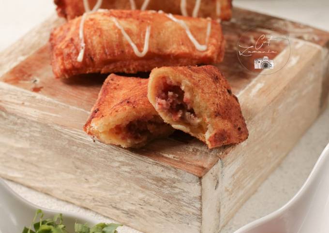 Resep: Roti goreng isi kornet Murah