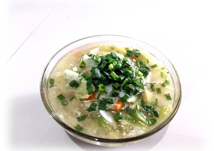 Sayur sop bumbu kemiri