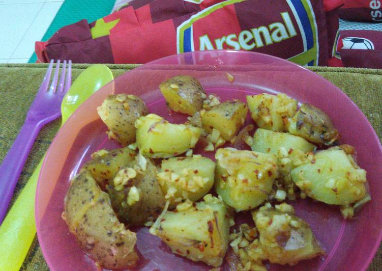 Bagaimana Membuat Kentang Pembuka 2018 ala #allohakitchen, Enak