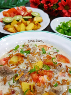 Foto resep Soto Betawi (Santan + Susu)