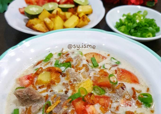 Soto Betawi (Santan + Susu)