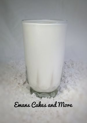 A picture of Coconut and date drink.
