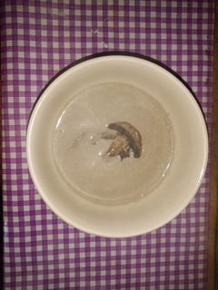 Una foto de Crema de Champiñones a la villas