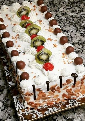 صورة لوصفة كيكة بمناسبة يناير 😍