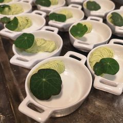 A picture of Creamy Chive butter.