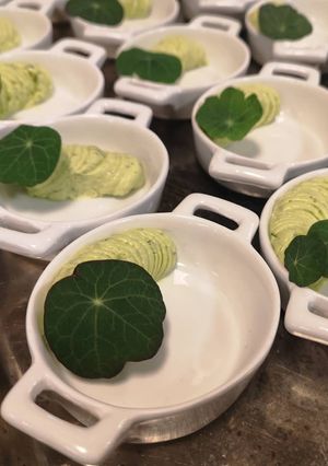 A picture of Creamy Chive butter.