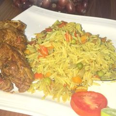 A picture of Fried Basmati rice.