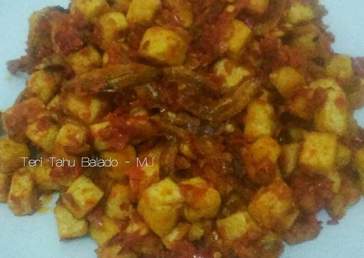 Bahan Teri Tahu Balado Simpel | Langkah Membuat Teri Tahu Balado Simpel Yang Bisa Manjain Lidah