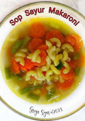 Foto resep Sop Sayur Makaroni