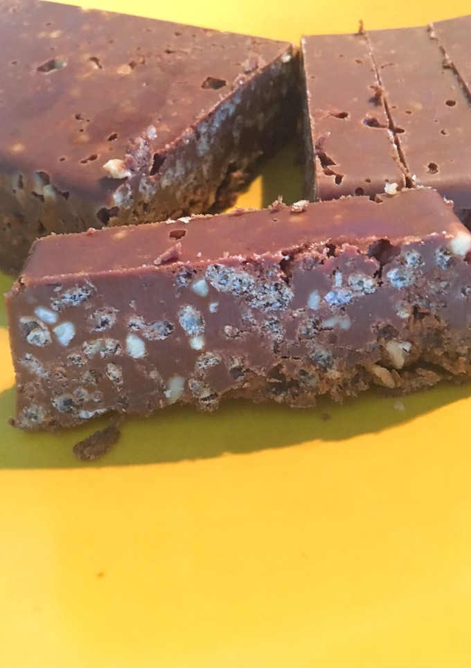 Una foto de Turrón de chocolate crujiente