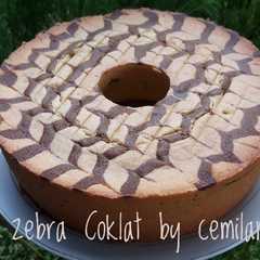 รูปของ Cake zebra coklat ekonomis