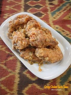 Foto resep Crispy Chicken Wings - Garlic Sauce