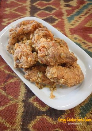 Foto resep Crispy Chicken Wings - Garlic Sauce