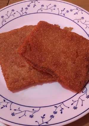 Una foto de Milanesas de calabaza