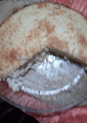 Una foto de Soufflé de arroz relleno de jamón y queso