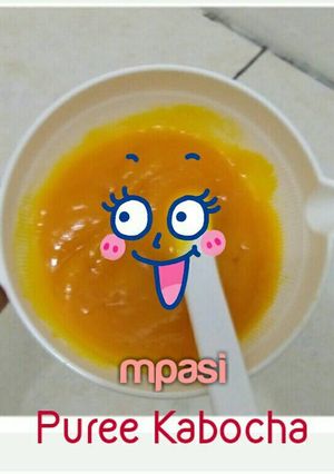 Foto resep MPASI menu tunggal 6 bulan (Puree Kabocha)