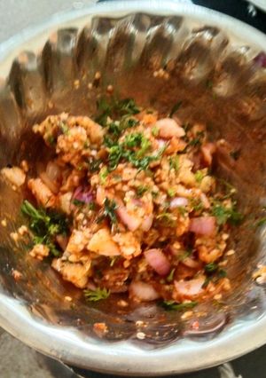 वांग्याचे भरीत (Vangyache Bharit Recipe In Marathi) रेसिपी चे मुख्य फोटो