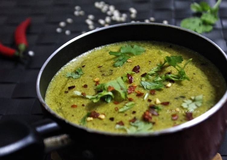 Recipe of Super Quick Homemade Jowar Ki Kadhi