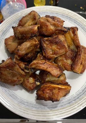รูปของ กระดูกหมูทอด airfryer