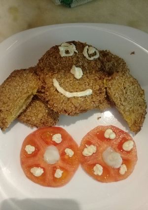 Una foto de Milanesas de zapallitos