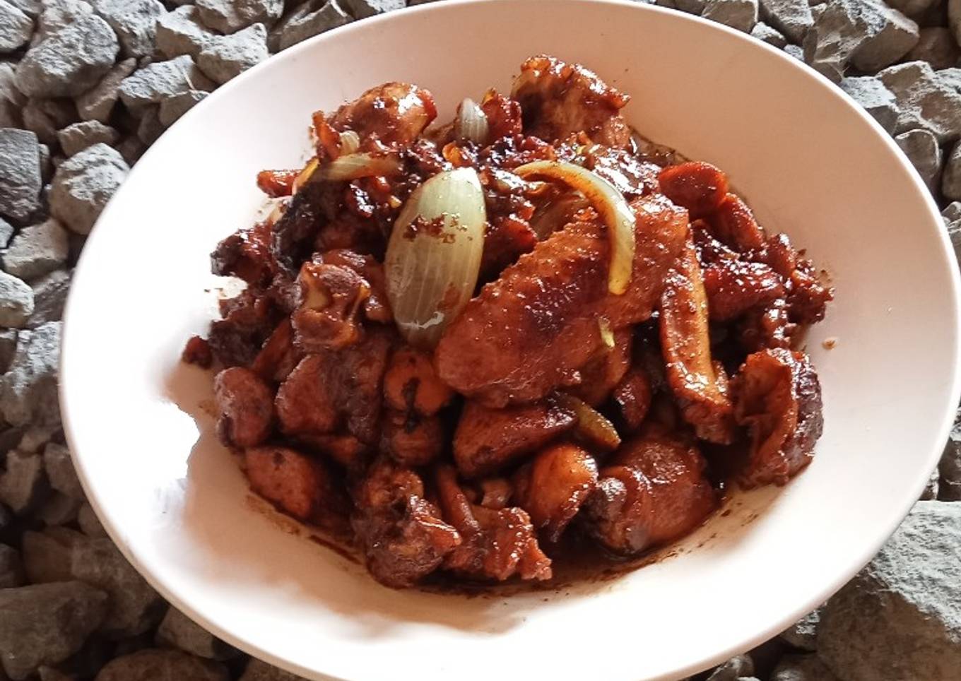 Ayam saus teriyaki