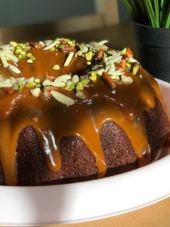 صورة لوصفة كيكه التمر لذيييذه 😋