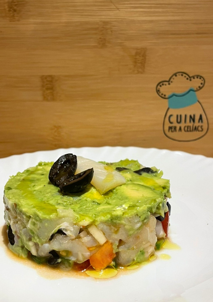 Una foto de Esqueixada de bacalao