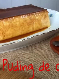 Una foto de Puding de calabaza