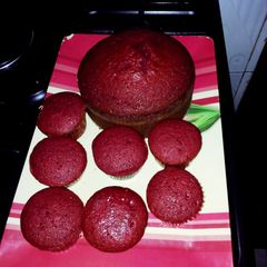 A picture of Red velvet cake.