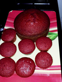 A picture of Red velvet cake.
