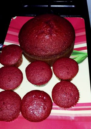 A picture of Red velvet cake.