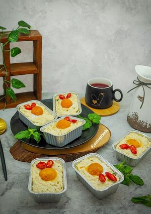 Foto resep Botok Tahu Jamur Telur Asin