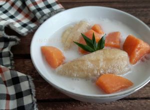 Foto resep Kolak Pisang Ubi Merah Kuah Putih