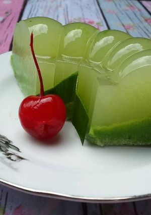 Foto resep Puding Lumut Pandan