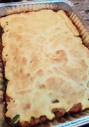 A picture of Cornbread Casserole.