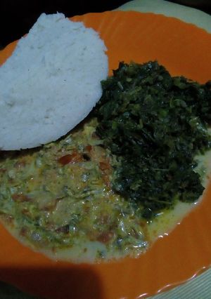 A picture of Stewed omena with milk.